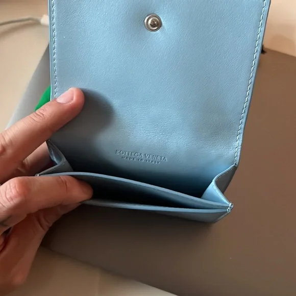 Brand new Bottega veneta wallet in sky blue. Discount if both purchased. - Picture 6 of 10